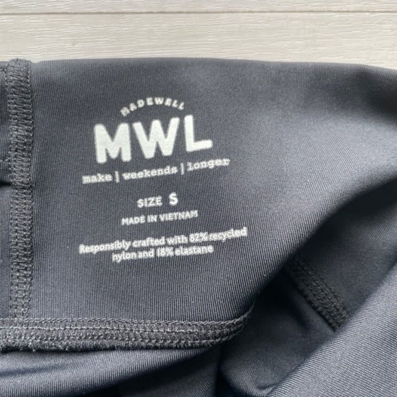 Madewell MWL Form Womens High-Rise 7" Biker Shorts - Picture 6 of 12